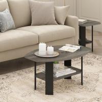 Mesa De Centro, Madera, Roble Francés Gris/Negro - details 1