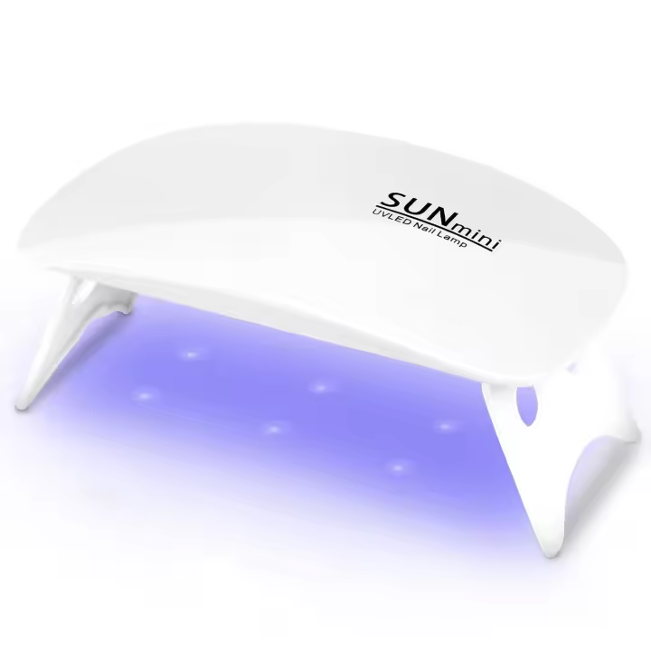 Mini secador de uñas de gel LED UV profesional portátil de 6 W con USB, lámpara de curado para todos los esmaltes de uñas de gel, regalos para madres - 1
