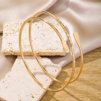 FTCY 6 piezas de brazo superior para mujer, conjunto de pulsera de color dorado, brazalete ajustable - details 5