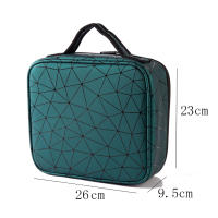 Moda Nueva Bolsa de Cosméticos con divisiones, bolso de maquillaje multifuncional portátil - details 1