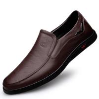 Zapatos de hombre hechos a mano, zapatos de cuero de negocios, mocasines con suela de goma, zapatos informales sin cordones para hombre, zapatos de trabajo y oficina, zapatos de vestir planos negros - details 2
