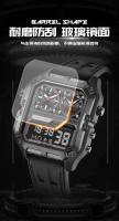 Relojes de lujo de primera calidad con pantalla Dual LED para hombre, cronógrafo multideporte de marca superior, alarma, fecha luminosa, reloj de cuarzo Digital - details 4