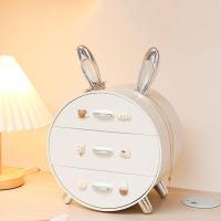 Estante de Cosméticos de Plástico en Forma de Cono de Gran Capacidad Caja de Almacenamiento de Horquillas para Niños Organizador de Joyería Minimalista Ganchos de Baño - details 0