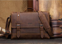 CONTACT'S crazy horse-Bolso de piel auténtica para hombre, bandolera vintage para ordenador portátil, bolso cruzado - details 5