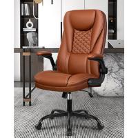 Silla Oficina ergonómica Silla Escritorio hasta 140 ° con Reposapiés Reposacabezas Función Mecedora Silla Giratoria Imitación Cuero, Negro - details 17