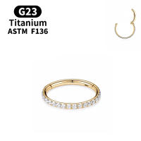 16g/18g aro pendientes para las mujeres g23 f136 redonda de titanio joyas piercing aretes regalo de anillo de la nariz de bisagra clicker abre diafragma - details 9