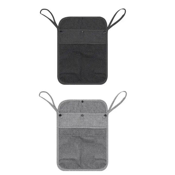 Bolsas de Malla multifunctional para cochecito de Bebe, Bolsa de almacenamiento para cochecito, Perspectiva, bolsos de doble capacidad, 2 UDS. - 1