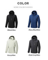 CHRLCK Chaqueta de Senderismo Impermeable A Prueba de Viento, Reflectante, Ideal para Acampar, Cazar, Correr, Trekking, Pesca - details 8