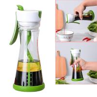 Batidora de contenedor de jugo, Botella Mezcladora de aderezo de ensalada a prueba de fugas con escala, agitador de aderezo de ensalada, taza mezcladora Manual - details 0