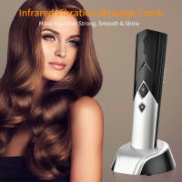 Peine eléctrico para el crecimiento del cabello, masajeador Medicinal para la cabeza, masajeador del cuero cabelludo, vibrador con luz infrarroja, cepillo de masaje, aplicador de medicina anticaída del cabello - details 1