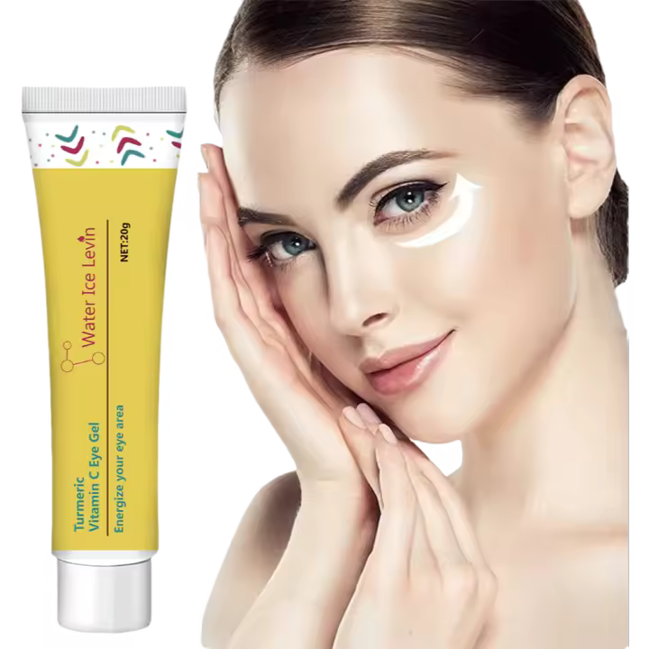 Crema para los Ojos de Turmeric y Vitamina C Ilumina Ojeras, Reafirma la Piel, Reparación Instantánea de Ojos Herramientas de Cuidado de la Piel Facial 20g - 1