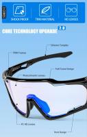 KAPVOE Gafas de Sol con Lente Fotocromática Protección UV400 Para Ciclismo, MTB, Senderismo - details 1