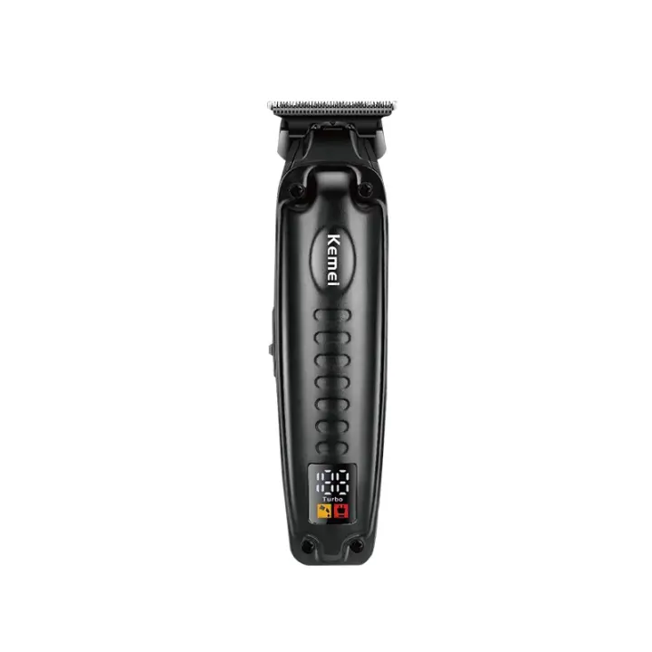 Kemei-cortadora de pelo inalámbrica 1579 PRO para Barbero, 0mm, cero Gapped, máquina de corte de acabado, separador, alto rendimiento, bajo perfil - 1