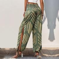 Pantalones abiertos de estilo bohemio para mujer, cintura alta de verano para mujer, nuevos pantalones sueltos cómodos - details 5