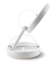 Espejo maquillaje con luz,Plegable y fácil de transportar, adecuado para exteriores y viajes. - details 4