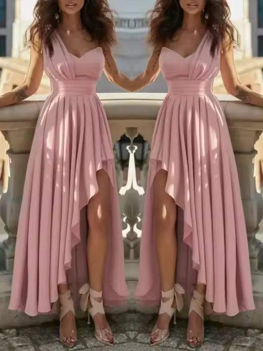 Vestidos de noche para mujer, ropa de fiesta elegante, Sexy, cola roja, elegante, graduación, Formal, Ocn, dama de honor - 1