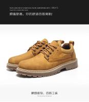 Zapatos de moda para hombre, zapatos formales de estilo inglés para hombre, botines antideslizantes, zapatos de trabajo informales impermeables para exteriores - details 5