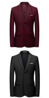 Chaqueta de traje blanca informal ajustada para hombre, blazer clásico de negocios, flujo de Color puro, alta calidad, talla grande - details 23