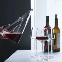 Botella de vino tinto de vidrio monoborosilicato, cascada rápida, separador piramidal, decantador de whisky, herramienta basculante - details 10