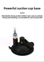 C017 Potente palo de succión para gatos, juguete interactivo para burlarse de gatos, varilla larga de plumas, palo de succión para gatos - details 6
