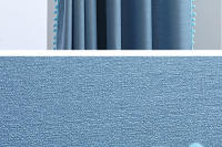 Cortinas de Salón con Efecto Lino,Cortina translúcida, Decoración del Hogar Moderna para Dormitorio,Comedor y Estudio - details 16