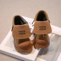Botas cortas antideslizantes para niñas, zapatos de cuero, informales, versátiles, elegantes, estilo coreano, fondo suave, Otoño, 2024 - details 6