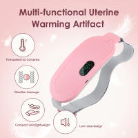 Dispositivo de Alivio de Dolor Menstrual para Mujeres con Calentamiento Eléctrico y Masaje Abdominal Vibrador Terapia Física de Belly Warmer Tipo de Piel Normal - details 0
