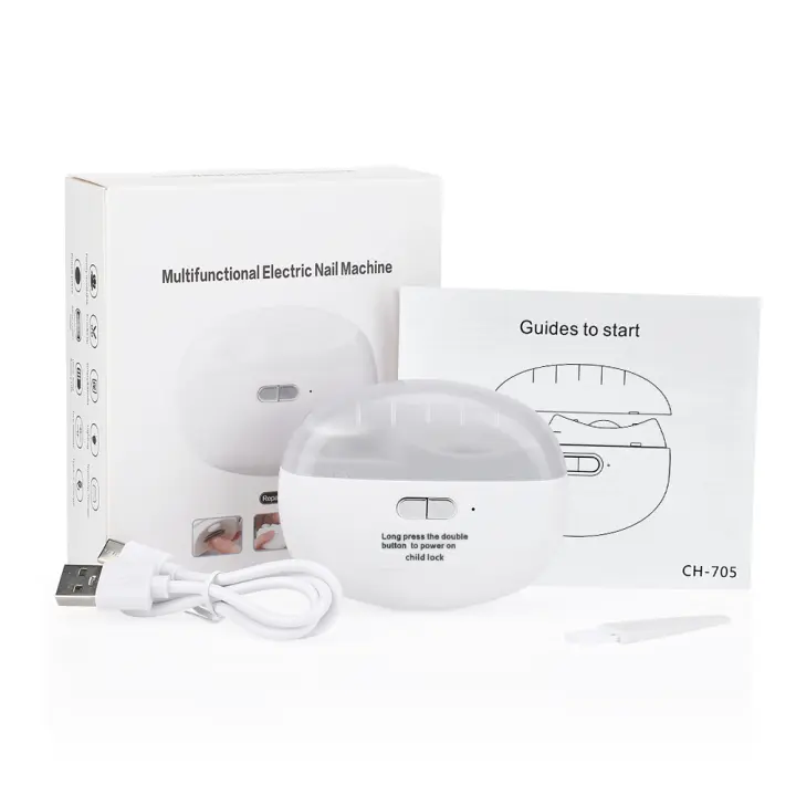 Cortaúñas eléctrico para manicura, máquina pulidora automática, recortadora, belleza y salud - 1