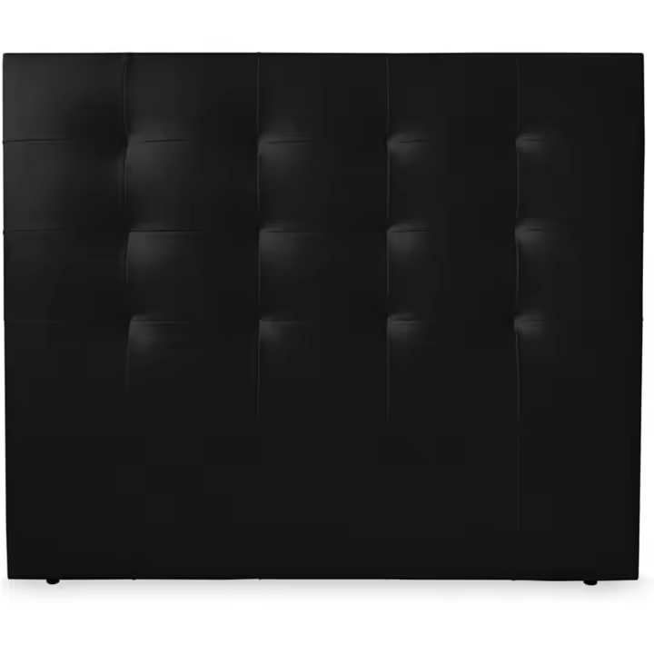Molo Paris Acolchado de Alta Gama Tapizado en Piel Tamaño 160 x 120 cm Poste de Cama 150 Blanco - 1