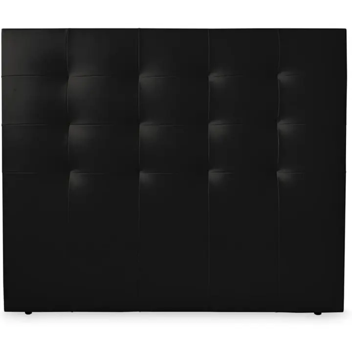 Molo Paris Acolchado de Alta Gama Tapizado en Piel Tamaño 160 x 120 cm Poste de Cama 150 Blanco - 1