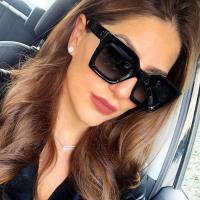 Toyear-Gafas de Sol cuadradas Vintage para hombre y Mujer, lentes de Sol de diseñador de marca de lujo, Gafas de gran tamaño, UV400 - details 2