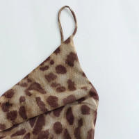 TRAFZA-vestido largo con estampado de leopardo para mujer, prenda informal, ajustada, Vintage, sin mangas, Espalda descubierta, tirantes, para fiesta en la playa, Verano - details 7