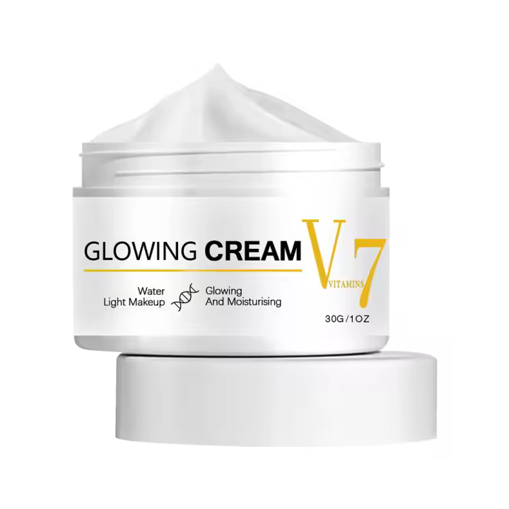 Crema Blanqueadora V7 Ilumina Piel Oscura, Hidrata Profundamente, Adecuada para Todos los Tipos de Piel Herramienta de Cuidado de la Piel Facial - 1