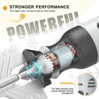 Afilador de motocierra inalámbrico, Kit de afilado de motocierra Eléctrica de mano, herramienta de afilado de motocierra de Alta velocidad - details 3