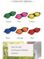 Bolsas de Viaje para Perros de Silicona 2 en 1 para Alimentos y Agua Ideal para Paseos al Aire Libre y Acampar - details 4