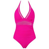 New Sexy Deep V One Piece Swimsuit Women Mesh Backess Swimwear Female Monokini Bathers Bathing Suits Summer Beach Wear - details 31