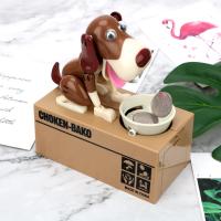 Regalo para niños Caja de Ahorro de Dinero con Perro Robótico de Dibujos Animados Creativos Cajas de Dinero Automatizadas de Plástico Hucha Electrónica Automatizada - Caja de Ahorro de Monedas con Perro Robótico Creativo Bancos de Regalo Educativos para n - details 2