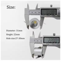 4 Uds Mini luces empotradas LED 3W 220V exhibición de joyería decoraciones de techo lámpara empotrada para gabinete - details 1