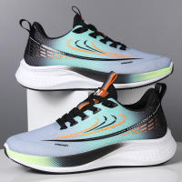 Zapatos de los hombres 2025 primavera nueva malla transpirable de suela suave que absorbe los golpes zapatos para correr ligeros y versátiles zapatos deportivos casuales para estudiantes - details 1