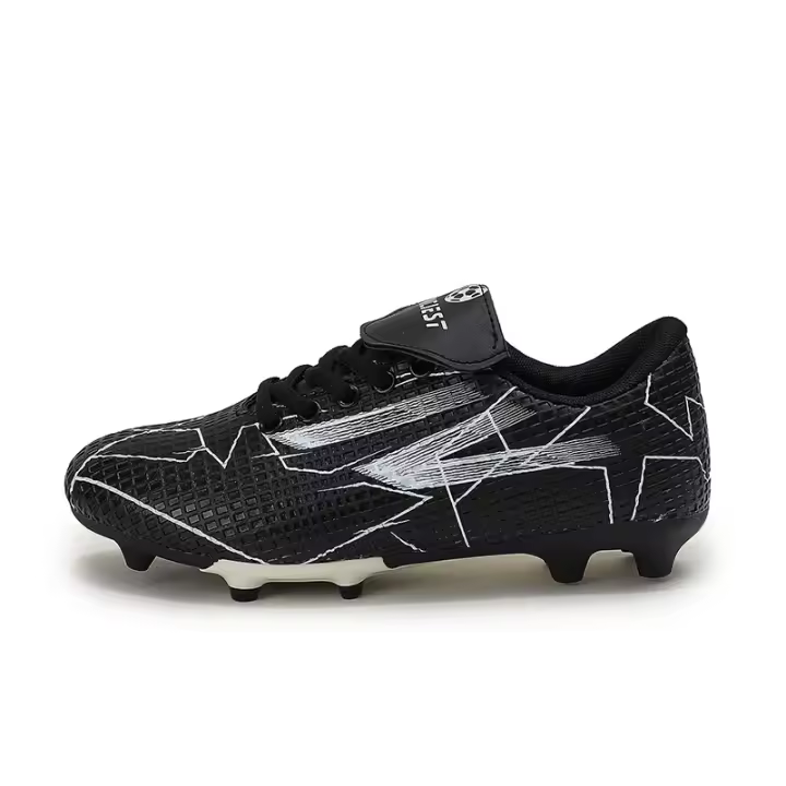 Zapatos de fútbol de caña baja para hombres y mujeres césped uñas artificiales largas zapatos de entrenamiento de suela plana - 1