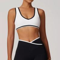 Ropa Interior Deportiva para Mujer Top Push Up, Sujetador de Yoga para Fitness, Rayas de Colores Diversos, Camiseta para Gimnasio - details 4