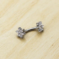 Anillo de acero quirúrgico para mujer, piercing para el cartílago, barra para el labio, tragus helix, joyería para el cuerpo, 16g, 1 unidad - details 9