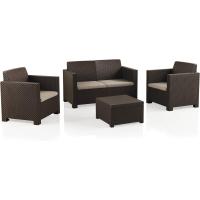 Conjunto de muebles de jardín para exteriores de 4 plazas |   Fabricado en España con Materiales Reciclados - details 13