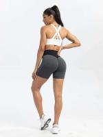 Shorts Deportivos de Cintura Alta para Mujeres Secado Rápido para Ciclismo y Gimnasio Marca Ouwu - details 17