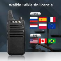 Mini Walkie Talkie PMR 446 PTT, 4 piezas, para caza, cafetería, RETEVIS, RT622 - details 2