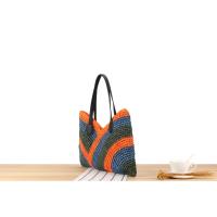 Bolso de Mano Tejido a Mano Colorido Bolso de Playa de Verano para Mujer - details 3
