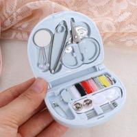 Kit de costura portátil con botones de Pin para viaje, caja de costura, herramienta de trabajo manual, caja de hilos de aguja - details 7