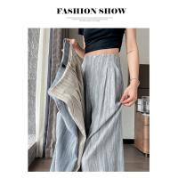 Pantalones Casuales de Tie-dye Tencel Lino Algodón Transpirables Frescos para Mujeres - details 29