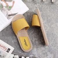 Sandalias de mujer informales con chanclas de cuerda de cáñamo, prendas de vestir, estilo étnico, novedad de verano - details 15