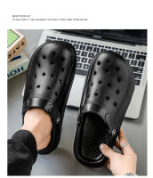 Agujero zapatos de los hombres de verano nuevo desgaste sandalias deportes zapatos de playa sandalias de los hombres de un pie medio bolsa de apoyo cabeza - details 15